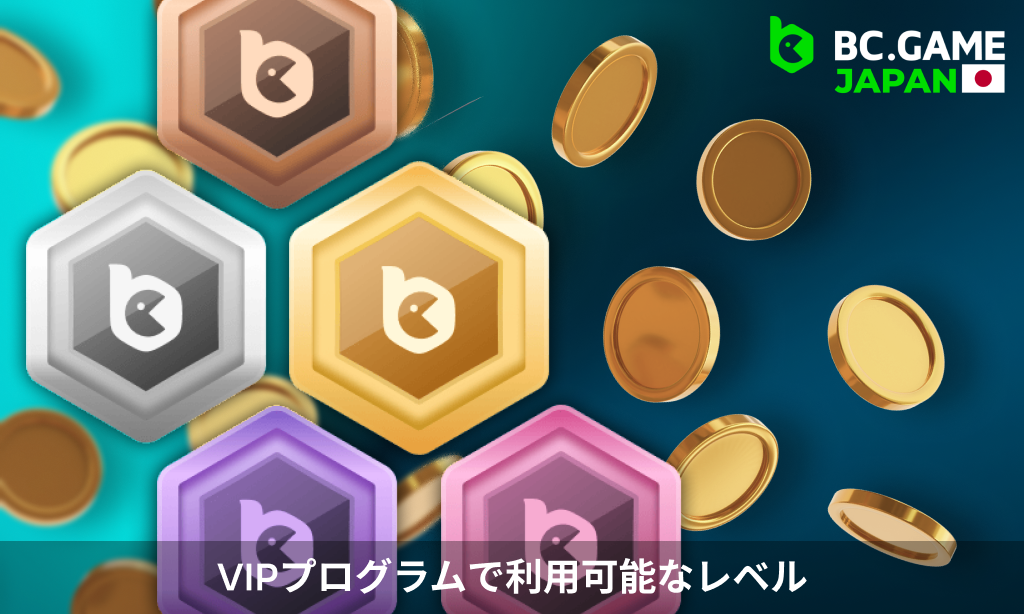 BC Game ウェブサイトの VIP プログラムで日本人が利用できるレベルは何ですか